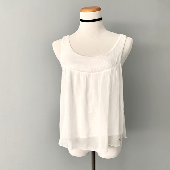 Abercrombie & Fitch Tops - Abercrombie & Fitch💕Sequin Tank L